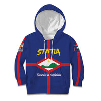 Personalised Statia Kid Hoodie Sint Eustatius Coat Of Arms