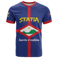 Personalised Statia T Shirt Sint Eustatius Coat Of Arms - Wonder Print Shop
