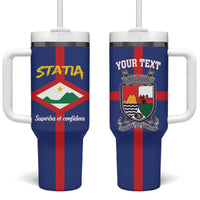 Personalised Statia Tumbler With Handle Sint Eustatius Coat Of Arms - Wonder Print Shop