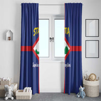 Statia Window Curtain Sint Eustatius Coat Of Arms - Wonder Print Shop