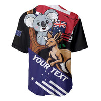 Personalised Australia Kangaroo Koala Together Baseball Jersey Special Edition