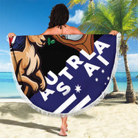 Australia Kangaroo Koala Together Beach Blanket Special Edition