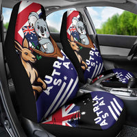 Australia Kangaroo Koala Together Car Seat Cover Special Edition