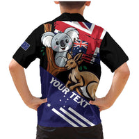 Personalised Australia Kangaroo Koala Together Family Matching Mermaid Dress and Hawaiian Shirt Special Edition