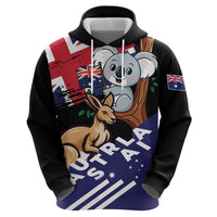 Personalised Australia Kangaroo Koala Together Hoodie Special Edition