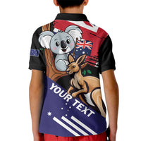 Personalised Australia Kangaroo Koala Together Kid Polo Shirt Special Edition