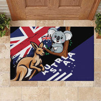 Australia Kangaroo Koala Together Rubber Doormat Special Edition - Wonder Print Shop