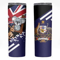 Personalised Australia Kangaroo Koala Together Skinny Tumbler Special Edition - Wonder Print Shop