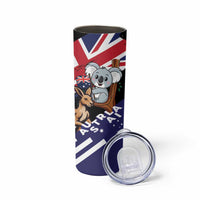 Personalised Australia Kangaroo Koala Together Skinny Tumbler Special Edition - Wonder Print Shop