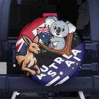 Australia Kangaroo Koala Together Spare Tire Cover Special Edition - Wonder Print Shop