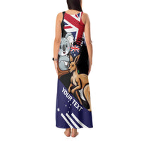 Personalised Australia Kangaroo Koala Together Tank Maxi Dress Special Edition - Wonder Print Shop