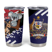 Personalised Australia Kangaroo Koala Together Tumbler Cup Special Edition - Wonder Print Shop