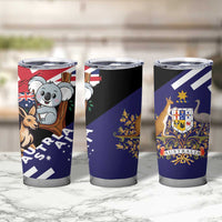 Personalised Australia Kangaroo Koala Together Tumbler Cup Special Edition - Wonder Print Shop