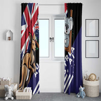 Australia Kangaroo Koala Together Window Curtain Special Edition - Wonder Print Shop