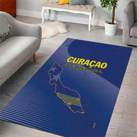 Curacao Football Area Rug La Familia Azul Go Champion