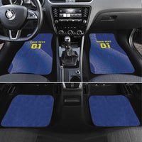 Curacao Football Car Mats La Familia Azul Go Champion