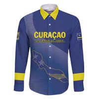 Custom Curacao Football Family Matching Puletasi and Hawaiian Shirt La Familia Azul Go Champion