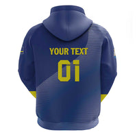 Custom Curacao Football Hoodie La Familia Azul Go Champion