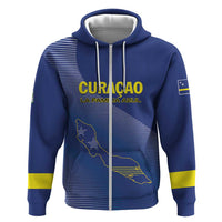 Custom Curacao Football Hoodie La Familia Azul Go Champion