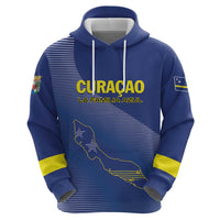 Custom Curacao Football Hoodie La Familia Azul Go Champion