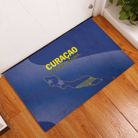 Curacao Football Rubber Doormat La Familia Azul Go Champion