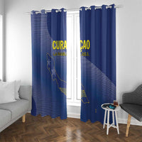 Curacao Football Window Curtain La Familia Azul Go Champion