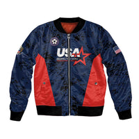 Custom USA Soccer Team Bomber Jacket Born To Win
