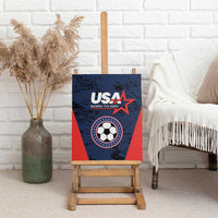 USA Soccer Team Canvas Wall Art Born To Win