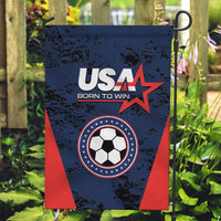 USA Soccer Team Garden Flag Born To Win