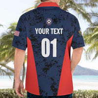Custom USA Soccer Team Hawaiian Shirt Born To Win