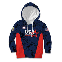 Custom USA Soccer Team Kid Hoodie Born To Win