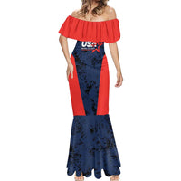 Custom USA Soccer Team Mermaid Dress Born To Win