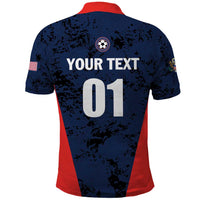 Custom USA Soccer Team Polo Shirt Born To Win
