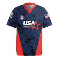 Custom USA Soccer Team Rugby Jersey Born To Win