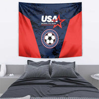 USA Soccer Team Tapestry Born To Win