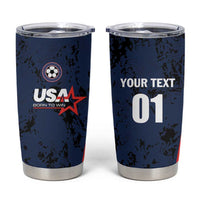 Custom USA Soccer Team Tumbler Cup Born To Win
