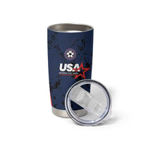 Custom USA Soccer Team Tumbler Cup Born To Win