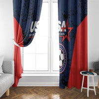 USA Soccer Team Window Curtain Born To Win