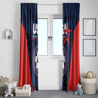 USA Soccer Team Window Curtain Born To Win