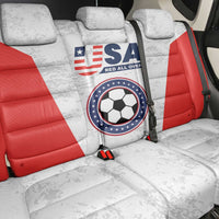 USA Soccer Team Back Car Seat Cover Red All Over