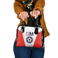 USA Soccer Team Shoulder Handbag Red All Over
