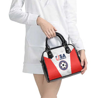 USA Soccer Team Shoulder Handbag Red All Over
