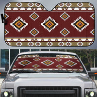 Native American Navajo Auto Sun Shade Tribal Pattern