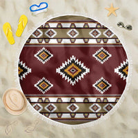 Native American Navajo Beach Blanket Tribal Pattern
