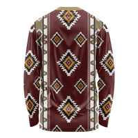 Native American Navajo Long Sleeve Shirt Tribal Pattern