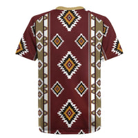 Native American Navajo Rugby Jersey Tribal Pattern