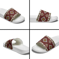 Native American Navajo Slide Sandals Tribal Pattern
