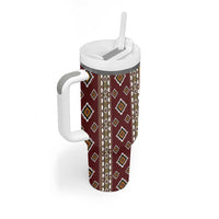 Native American Navajo Tumbler With Handle Tribal Pattern
