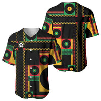 Jamaica Soccer 2026 Baseball Jersey Reggae Stylized