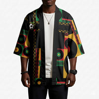 Jamaica Soccer 2026 Kimono Reggae Stylized
